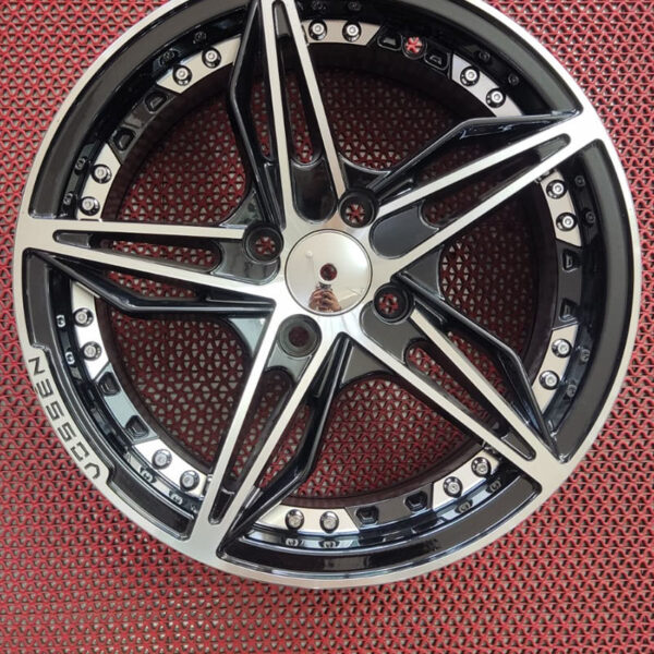 15 inch 4 Whole Near 6.5J Black Silver bengalautobd