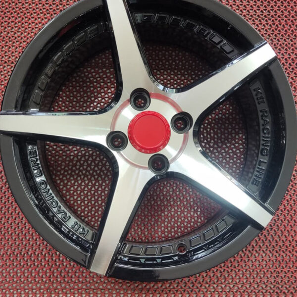 15 inch 4 Whole Near 6.5J Silver Black bengalautobd