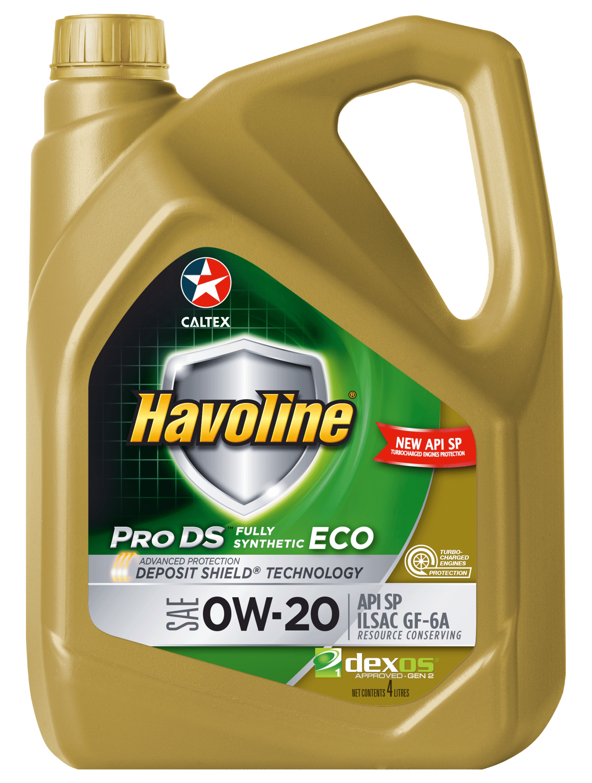 havoline prods fully synthetic eco 5 sae 0W 20 SP
