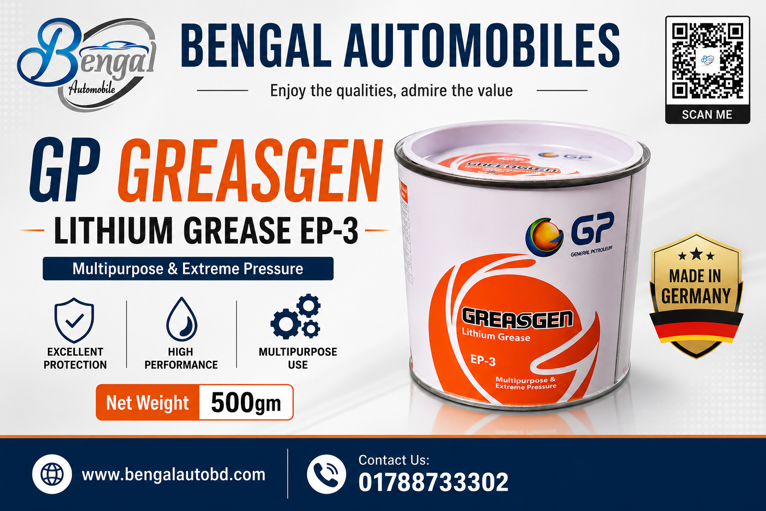 GP GREASGEN Lithium Grease EP-3