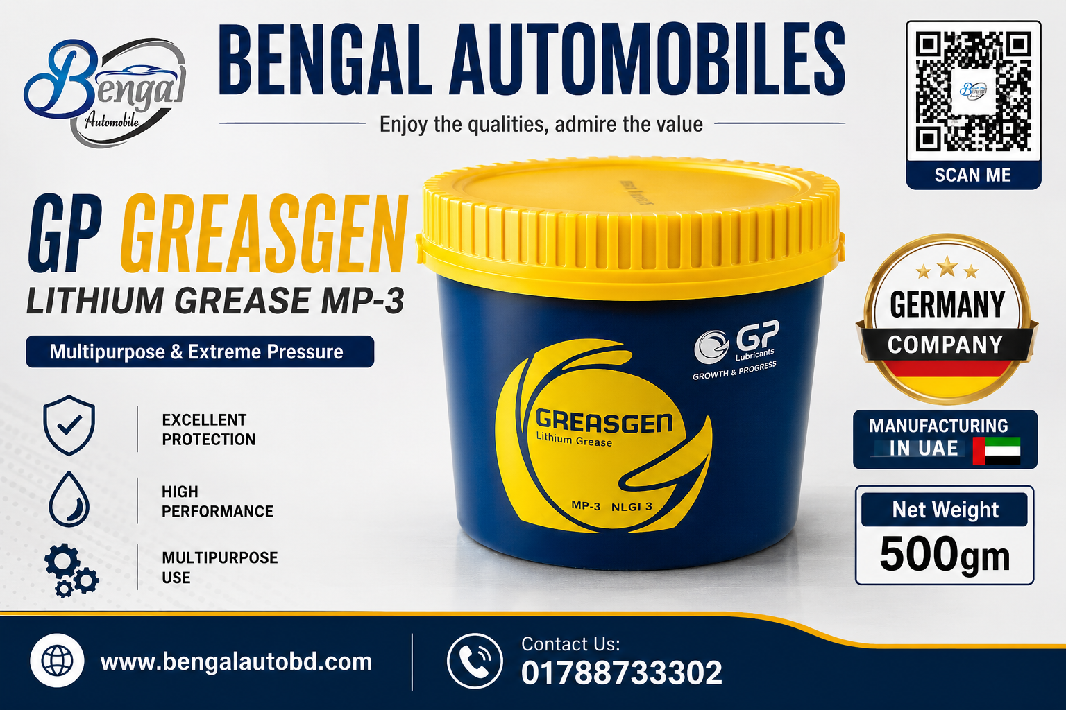 GP GREASGEN Lithium Grease MP-3